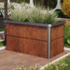 PRIMEYARD 150 x 85 x 77 cm Hochbeet, Cortenstahl, Rost-Optik   inkl. Schneckenschutz – (GFPV00792)