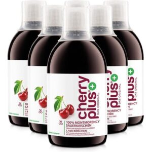 Cellavent Healthcare GmbH Original Montmorency Sauerkirsch Konzentrat – Cherry PLUS® 6X500 ml