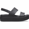 Crocs Damen Brooklyn Low Sandalen Schwarz 42