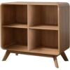 Bücherregal CASSIE 75 x 39 x 75 cm Eiche Braun