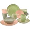 CreaTable Kombiservice Nature Collection VINTAGE GARDEN multicolor Steinzeug 16 tlg.