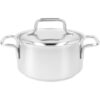 Zwilling Demeyere Apollo 7 Bratentopf mit Deckel 16 cm, 18/10 Edelstahl