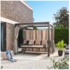 HOME DELUXE Pavillon Gartenliege PROVENCE