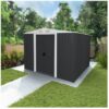 HOME DELUXE Geräteschuppen aus verzinktem Stahl BOHIO XL – 258 x 206 cm
