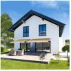 HOME DELUXE LED Vollkassettenmarkise elektrisch ELOS – 395 x 300 cm Sandfarbe