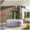 HOME DELUXE Outdoor Whirlpool SPLASH inkl. Abdeckung – Ø208 cm 6 Personen Beton