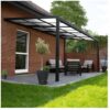 HOME DELUXE Terrassenüberdachung SOLIS DELUXE – 390 x 295 x cm Grau