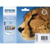 Epson Original T0715 Gepard Druckerpatronen – 4er Multipack (C13T07154012)