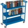 Variofit Büchertransportwagen mit 3 Etagen 830x265mm