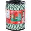AKO Weidezaun AKO Seil Prem.Line, 200m, 6,5mm, weiß/grün, 6×0,2 Niro,3×0,25Cu
