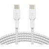 Belkin BoostCharge geflochtenes 1 m USB-C/USB-C Kabel, weiß