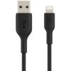 Belkin BoostCharge 1 m Lightning/USB-A Kabel, schwarz