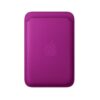 Apple iPhone Feingewebe Wallet mit MagSafe – Magenta