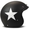 Helm DMD RETRO Star Black, schwarz matt, Gr. M, 56-57cm Jethelm Jethelm