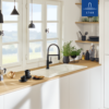 Villeroy und Boch Steel Expert Compact-Window Küchenarmatur 92990006 42x220mm, schwarz matt