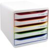 Exacompta Schubladenbox 309913D  DIN A4 27,8 x 34,7 x 27,1 cm