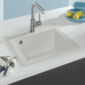 Villeroy & Boch Subway 50 S Einbauspüle, Ablaufgarnitur mit Handbetätigung