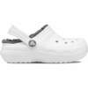 Crocs Kinder Toddler Classic Lined Clogs Weiß 25