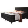 InterBED Inter Trading Boxspringbett Berlin 180 x 200 cm schwarz
