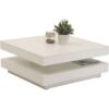 Couchtisch ANDY 67 x 67 cm weiß
