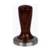 Motta Tamper Slim plan   Braun   58 mm   Barista Edelstahl Holz