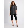 Stradivarius Olivia Rodrigo Grafik-T-Shirt  Graumeliert M