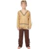 KARNEVAL-MEGASTORE Wildwest Indianer Kinderkostüm beige-braun