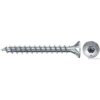 fischerwerke fischer Spanplattenschraube PowerFast, FPF II CTF 4,5 x 50 BC 500 Senkkopf mit Innenstern TX Vollgewinde galvanisch verzinkt, blau passiviert, 500 …