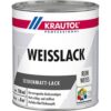 KRAUTOL Weißlack seidenmatt weiß, 2,5 l