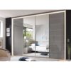 Staud Möbel GmbH & Co.KG Sonate Como Schwebetürenschrank mit Spiegel B373 cm