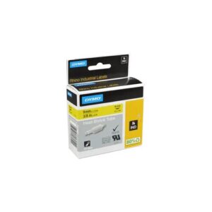 Dymo Schrumpfschlauch IND 18054 (S0718290) schwarz auf gelb  9mm x 1,5m