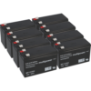 Akkuman Dell DL2200RMI3U USV Ersatzakku-Satz – 8x Multipower MP1236H 12V 9Ah AGM