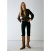 Stiefel aus Rauleder mit Blockabsatz tobacco-braun – Damen – 39 – MANGO