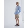 Gerade Bermudashorts mit hohem Bund beige – Damen – L – MANGO
