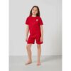 FC Bayern Schlafanzug kurz Essentials – Rot – Kinder