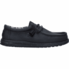 HEYDUDE   Herren   Wally Stretch Canvas   Schuhe   Black / Black   45