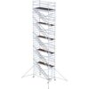 Munk Günzburger Steigtechnik MUNK Rollgerüst mit Schrägaufstiegen 1,35×3,00m Plattform, 12,35m AH
