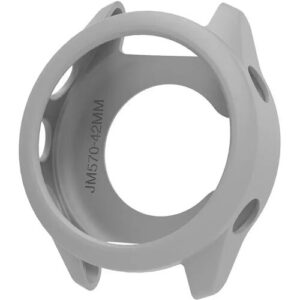 INF Graue Silikon Schutzhülle Kompatibel mit Garmin Forerunner 570 (42mm) – Kratzfest, Stoßfest