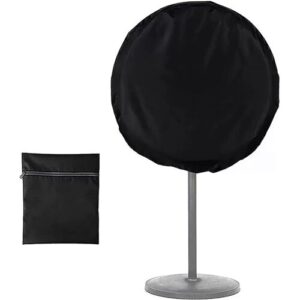 INF Schwarze 75cm Ventilatorabdeckung – Staubdicht & Wasserdichter Standventilator Schutz