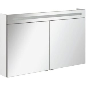 Fackelmann B.clever LED Spiegelschrank 120 cm mit 2 Türen