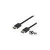Deltaco DisplayPort Kabel 8K Schwarz (1.5 meter)