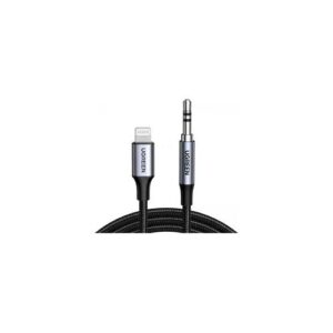UGREEN Geflochtenes Lightning zu Aux 3,5-mm Kabel mit Aluminiumgehäuse 1 m –
