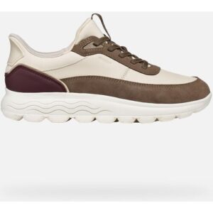 GEOX Schuhe Spherica Plus Dame Beige/taube 40 Beige/taube
