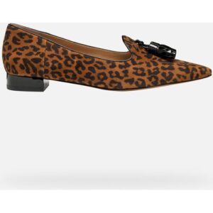 GEOX Giselda15 Dame Cognac/schwarz 38,5 Cognac/schwarz
