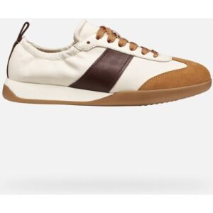 GEOX Schuhe Maryemy Dame Hellgrau/dunkelbraun 40 Hellgrau/dunkelbraun