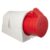 Kopp 101600002 CEE Wandsteckdose, 5-polig, 16 A, 400 V, rot