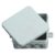 Kopp Abzweigkasten Aufputz IP54 85x85x40 mm für Feuchträume, Weiß