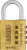 ABUS Zahlenschloss 165/40 – Vorhängeschloss aus Messing – mit individuell einstellbarem Zahlencode – Kofferschloss / Spindschloss -…