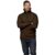 Noble Wilde Javelin Zip Neck Wollpullover M Kauri