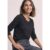 Street One Langarm Shirt mit Rundhals und Spitze female Schwarz